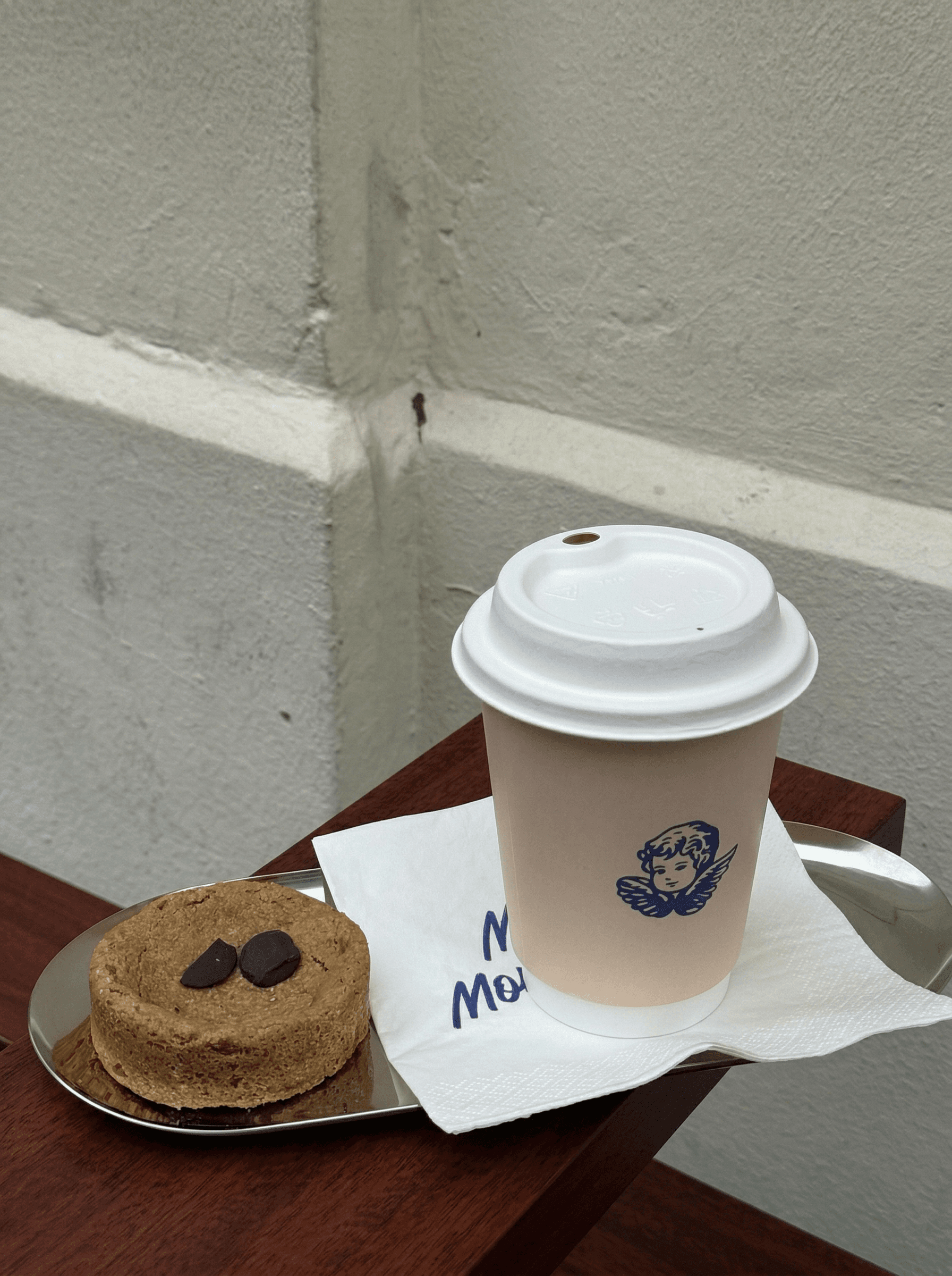 Gobelet Cuvée Noire Merci Mon Ange avec cookie
