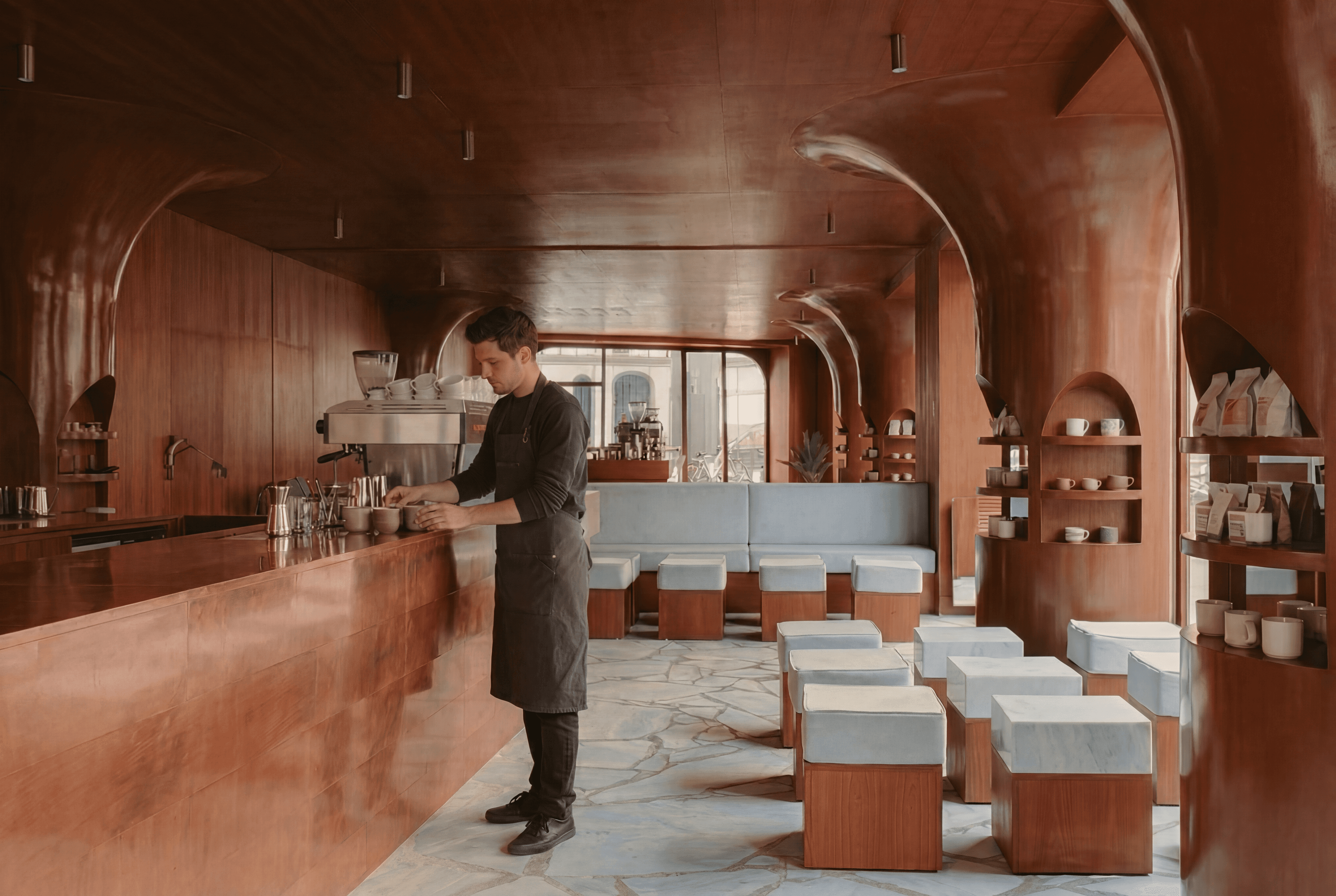 Intérieur Cuvée Noire Aboukir — Barista